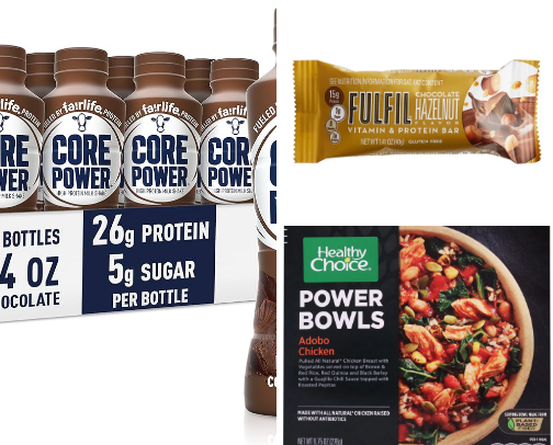 Protein Snacks That Helped me Lose 60lbs cover photo collage