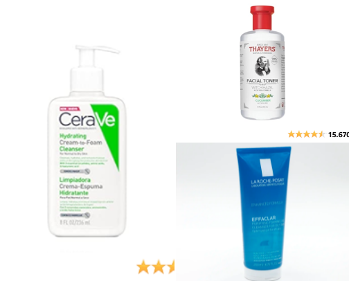The perfect skincare cover photo collage