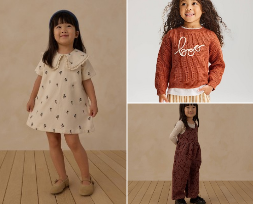 Target toddler/baby Halloween and Fall clothes cover photo collage
