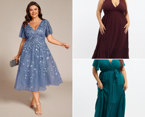 Plus Size Dresses! Must Have 🥰✨ cover photo collage