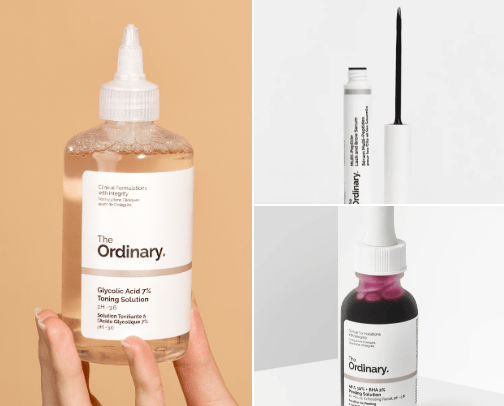 The Ordinary Bestsellers for every skin type☀️ cover photo collage