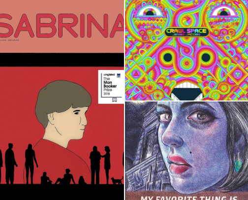 Best alternative comics and literary graphic novels cover photo collage