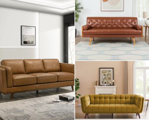 Top 10 Best Mid-Century Modern Sofas for Style and Comfort (2025 Guide) cover photo collage