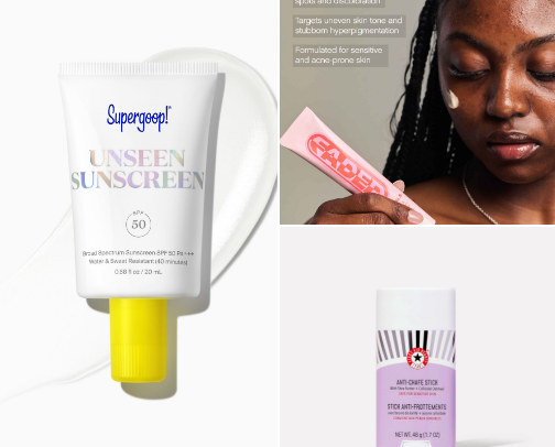 easy skin/self care for my combo girlies cover photo collage