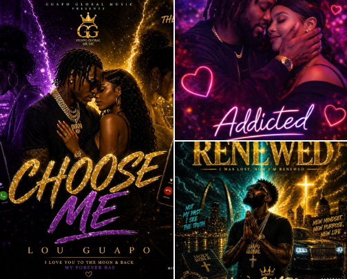Faith based music( Guapo Global) 🫵🏾❤️‍🔥📣🙌🏾 cover photo collage