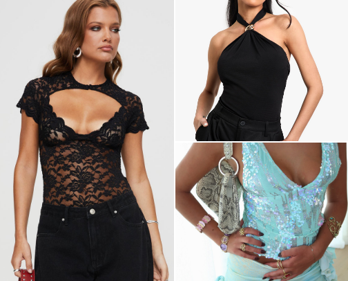 Cutest Going Out Tops 🪩💃 cover photo collage