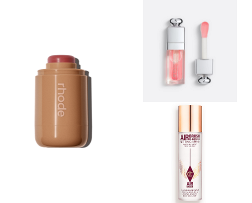 Glam and everyday makeup ₊˚⊹ ᰔ cover photo collage