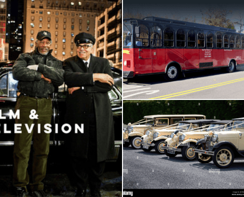 Transportation cover photo collage