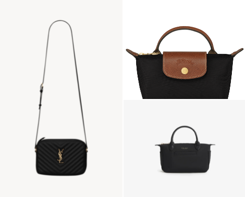 My favorites 
Black handbags & wallets for the minimalist 🖤🤎 cover photo collage