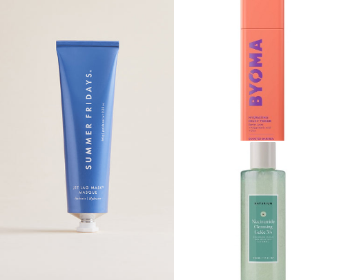 Simple skincare routine 🫧 cover photo collage