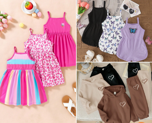 Little Angel Wardrobe cover photo collage