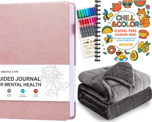 Self-Care Essentials for Burnout / Mental Health Days cover photo collage