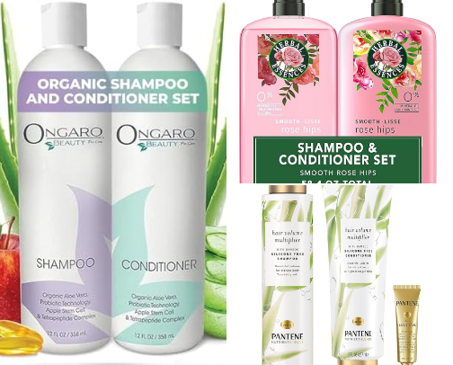 Hair care cover photo collage