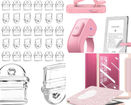 Kindle accessories 💖 cover photo collage