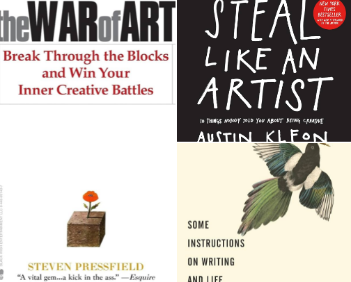 The Silent Writer's Creative Mindset: Essential Books for Focus & Ideas cover photo collage