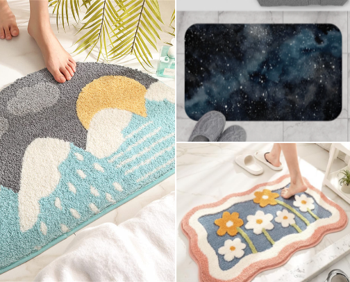 Bathroom cover photo collage