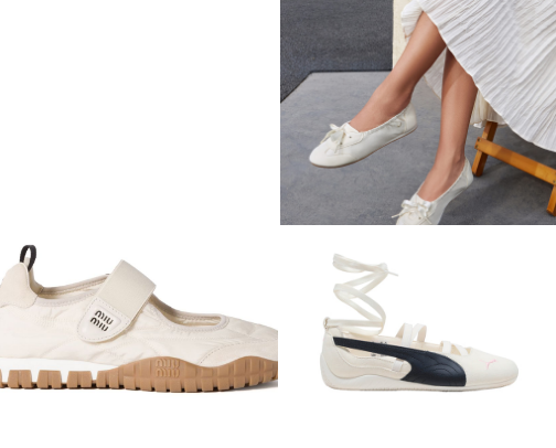Soft, Sleek, and Sporty: The Best Ballerina Sneakers on the Market cover photo collage