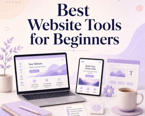 Best Website Tools for Beginners cover photo collage