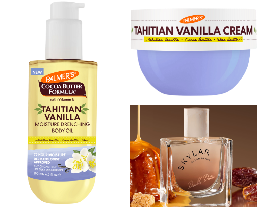 tahitian vanilla toffee sticky dates cover photo collage