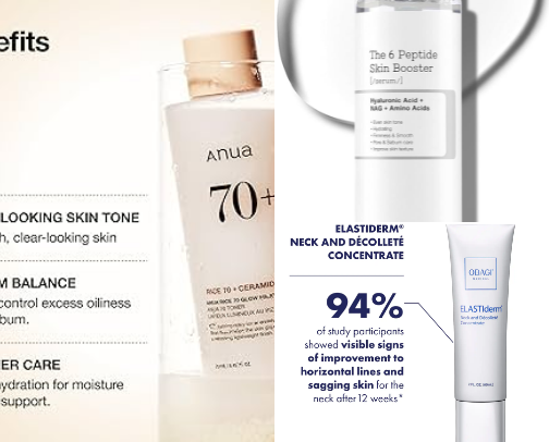 Skin care products I can't live without 💆‍♀️ cover photo collage