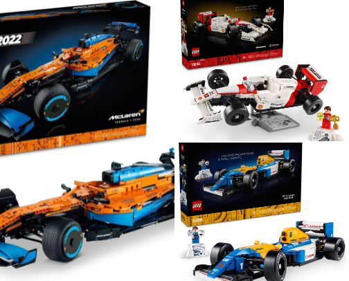 All Formula 1 Lego Sets cover photo collage