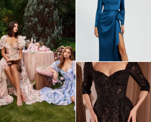 We are looking for the most beautiful dresses 💃 cover photo collage