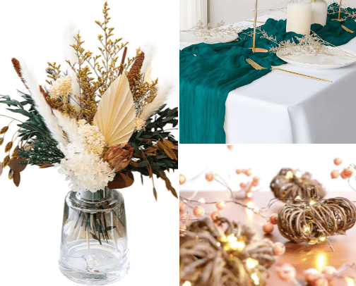 Thanksgiving Table Inspiration: Rich, Warm & Vibrant cover photo collage