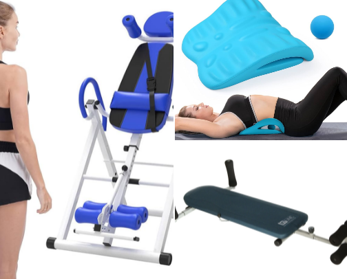 Equipment for back injuries! cover photo collage