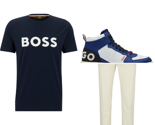 HUGO BOSS cover photo collage