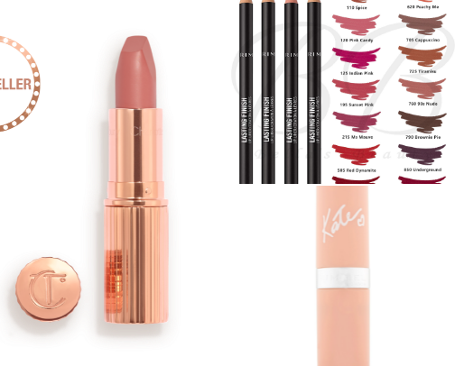 Nude beauty products😊 cover photo collage