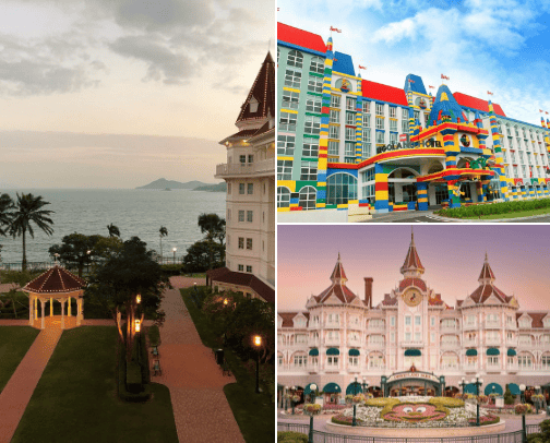 Ultimate Travel Bucket List : Hotels and Attractions cover photo collage