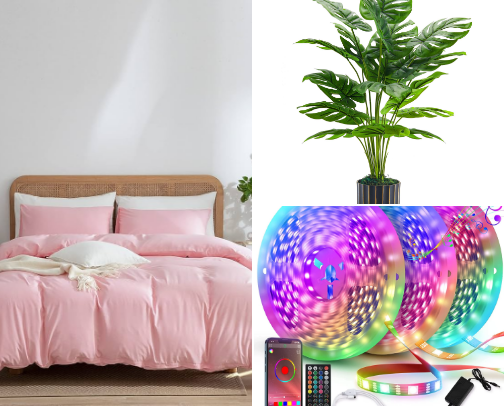 Girly room decor cover photo collage