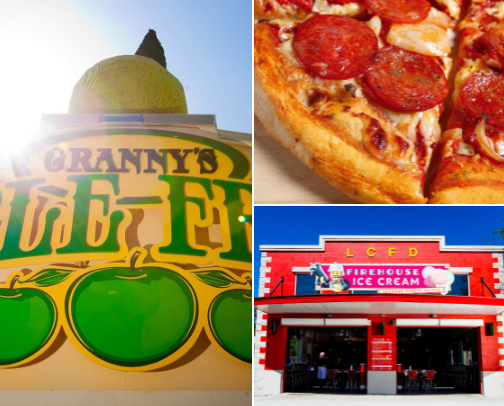LEGOLAND Florida Best Food & Snacks: A Local's Guide to Eating Your Way Through the Brick Park cover photo collage