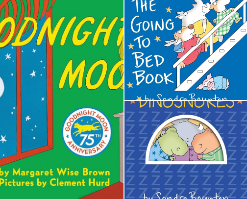 Board Books & Bedtime Stories: Baby’s First Library Ideas cover photo collage