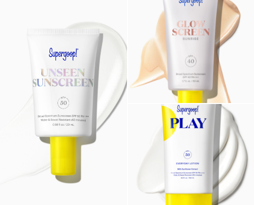 Skin care routine cover photo collage