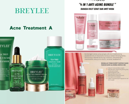 Acne Skincare cover photo collage
