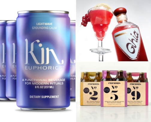 The Ultimate Guide to Non-Alcoholic Mood Changers cover photo collage