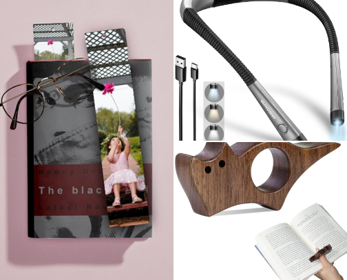 Reading Book Accesories cover photo collage