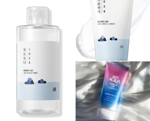 ✨Korean Skincare Essentials That Actually Helped My Acne✨ cover photo collage