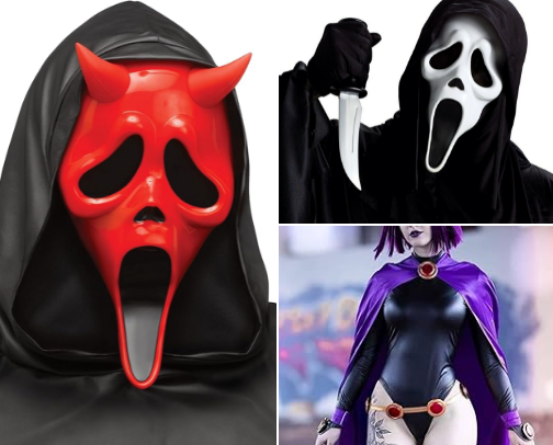 My favorite masks and costumes cover photo collage