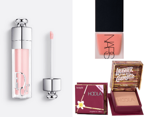 Makeup and skin care cover photo collage