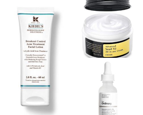Skincare cover photo collage