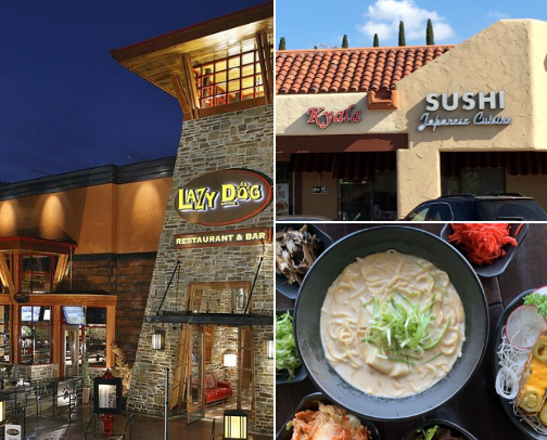 These are favorite places to eat around town. Diamond Bar, Walnut, Chino Hills, Rowland Heights, and Brea. cover photo collage