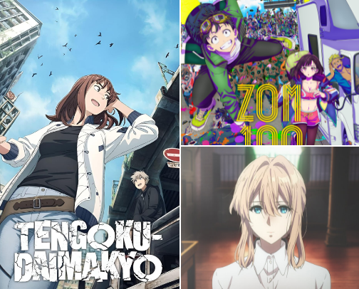Bingeable anime cover photo collage