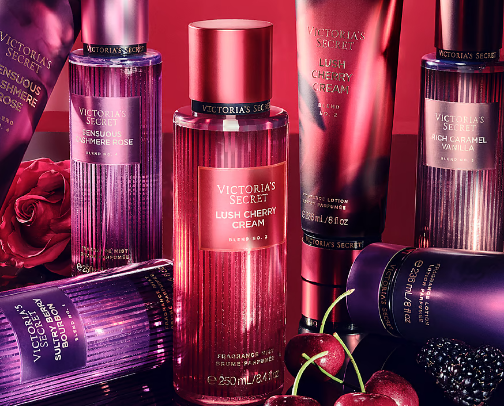 Body mists cover photo collage