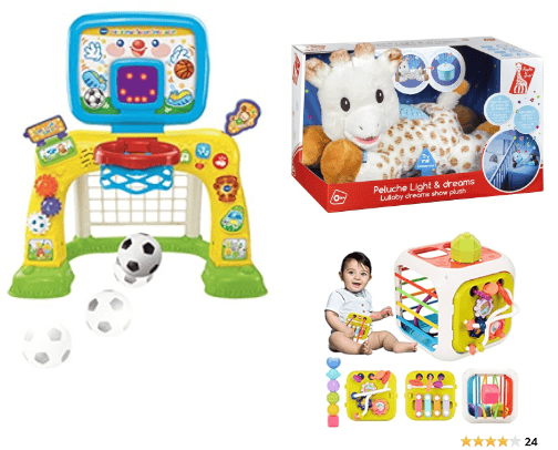 Kids toys cover photo collage