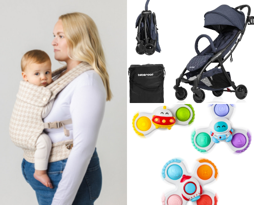 Surviving traveling with a baby cover photo collage