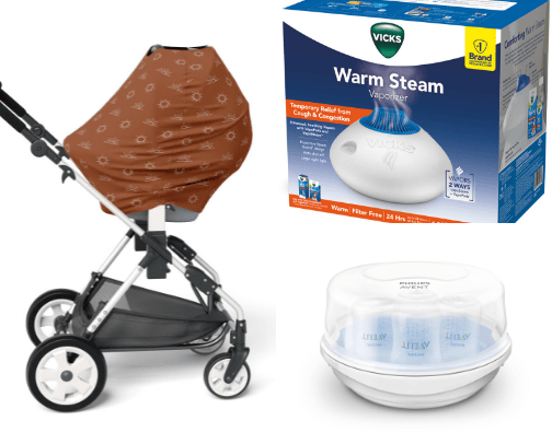 Newborn essentials cover photo collage