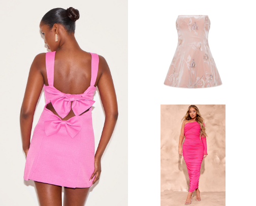Pink Dresses cover photo collage