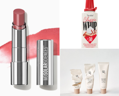 Pool day beauty essentials cover photo collage